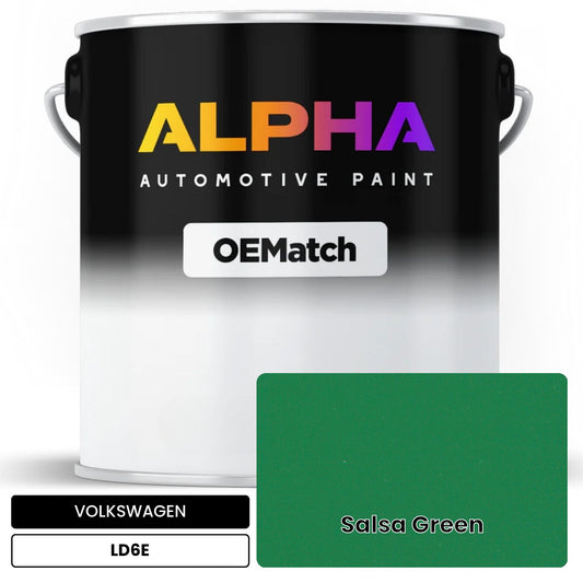 VOLKSWAGEN Salsa Green LD6E OEMatch Basecoat