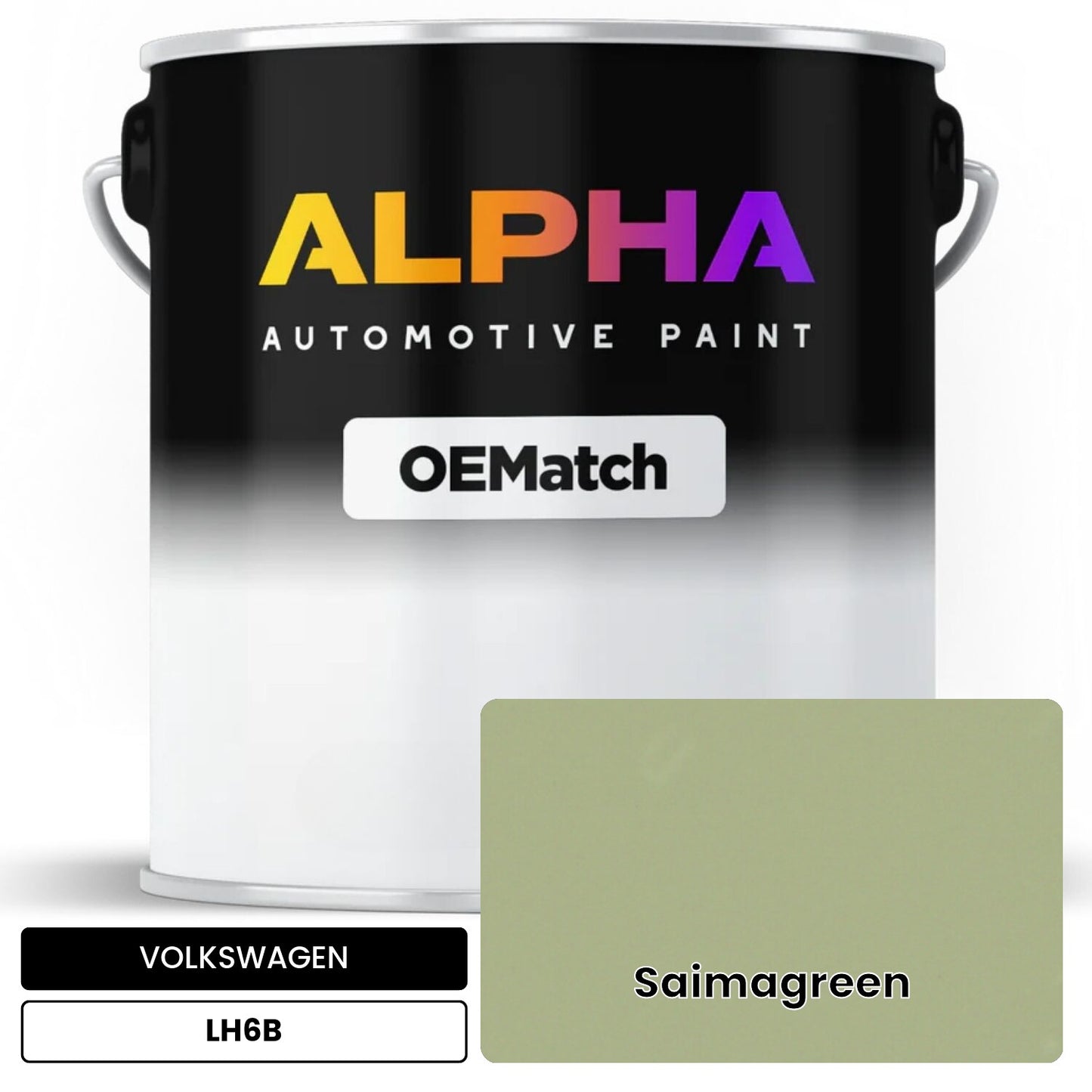 VOLKSWAGEN Saimagreen LH6B OEMatch Basecoat