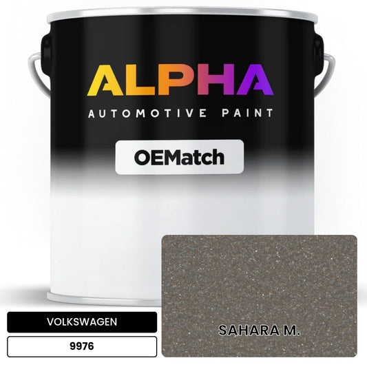 VOLKSWAGEN Light Sahara Metallic 9976 OEMatch Basecoat