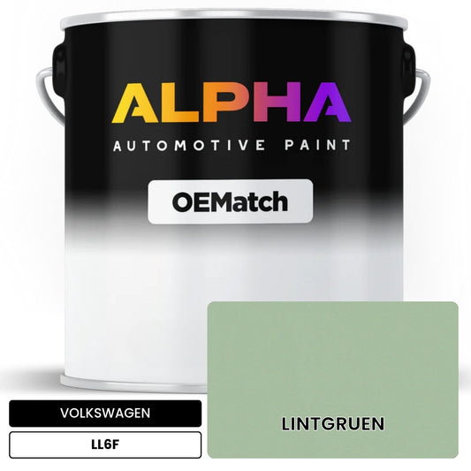 VOLKSWAGEN Linden Green LL6F OEMatch Basecoat