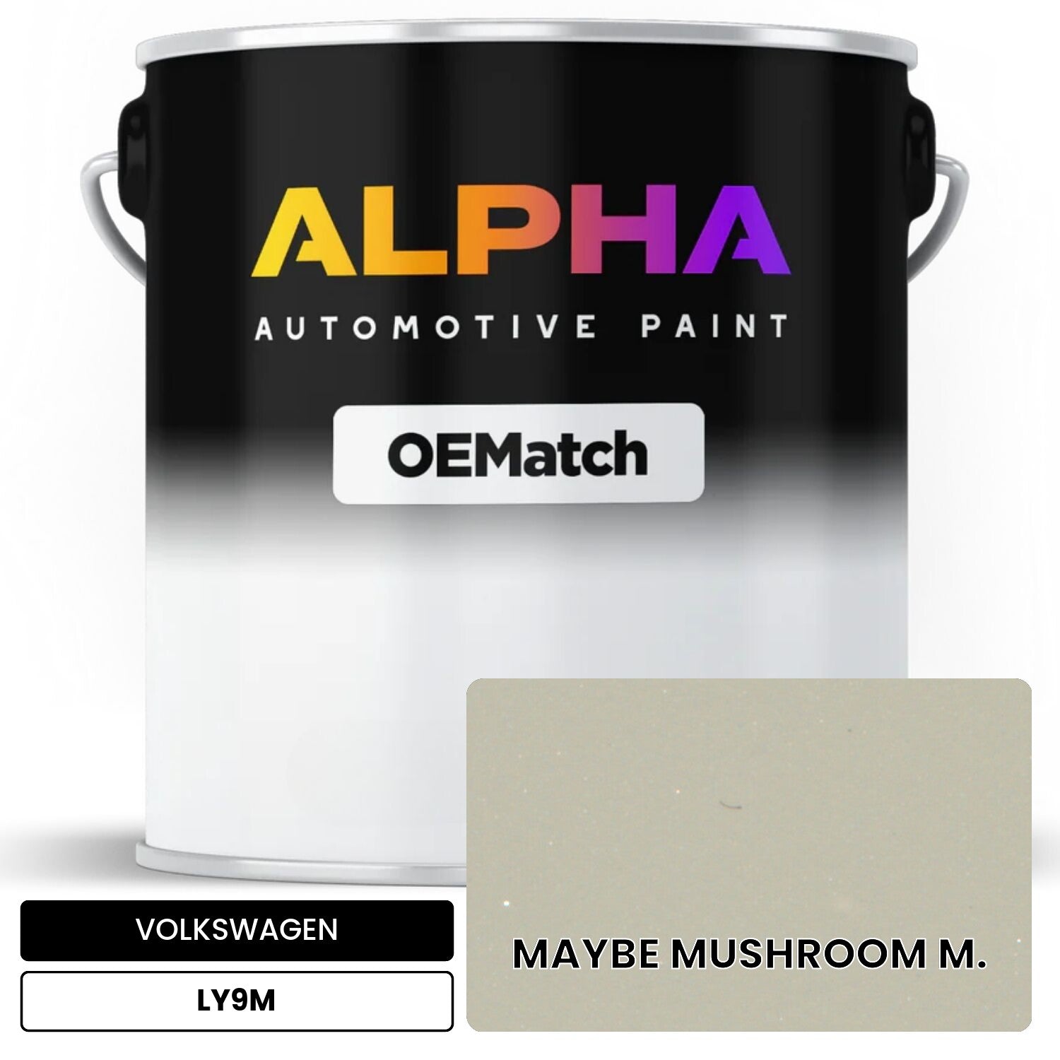 VOLKSWAGEN MAYBE MUSHROOM M. LY9M OEMatch Basecoat