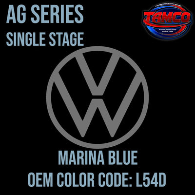 Volkswagen Marina Blue | L54D | 1971-1974 | OEM AG Series Single Stage - The Spray Source - Tamco Paint Manufacturing