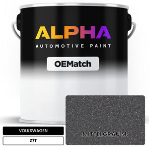VOLKSWAGEN Medium Gray Metallic Z7T | OEMatch Automotive Basecoat