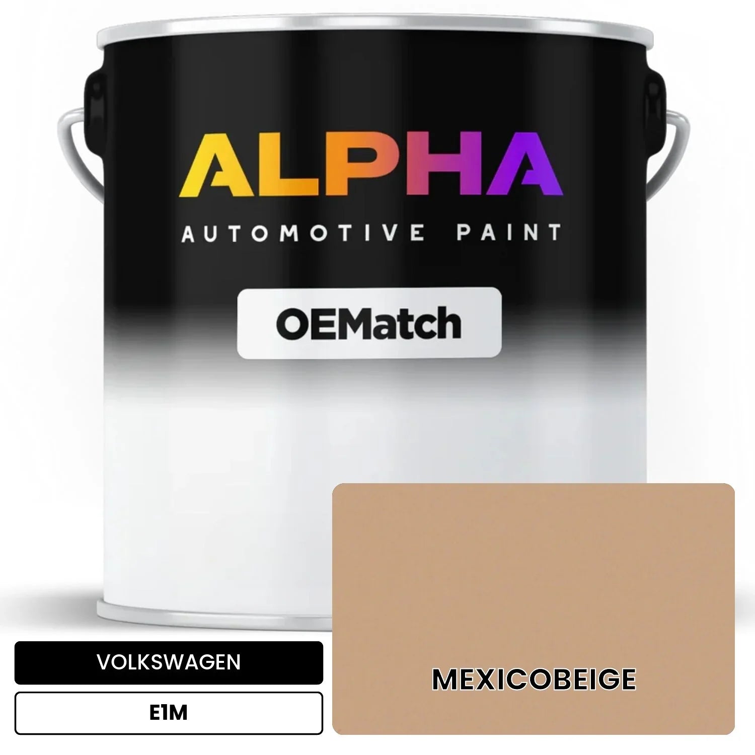VOLKSWAGEN Mexico Beige E1M OEMatch Basecoat