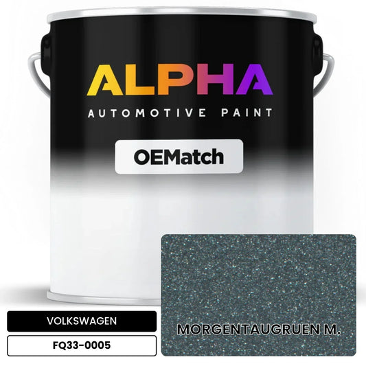 VOLKSWAGEN Morgentau Green Metallic FQ33-0005 OEMatch Basecoat