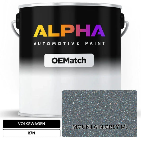 VOLKSWAGEN Mountain Grey Metallic R7N OEMatch Basecoat