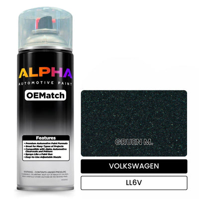 VOLKSWAGEN Nil Green Metallic LL6V | OEMatch Automotive Spraycan