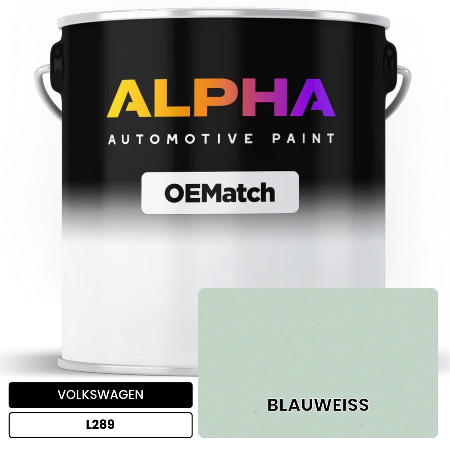 VOLKSWAGEN  L289 OEMatch Basecoat