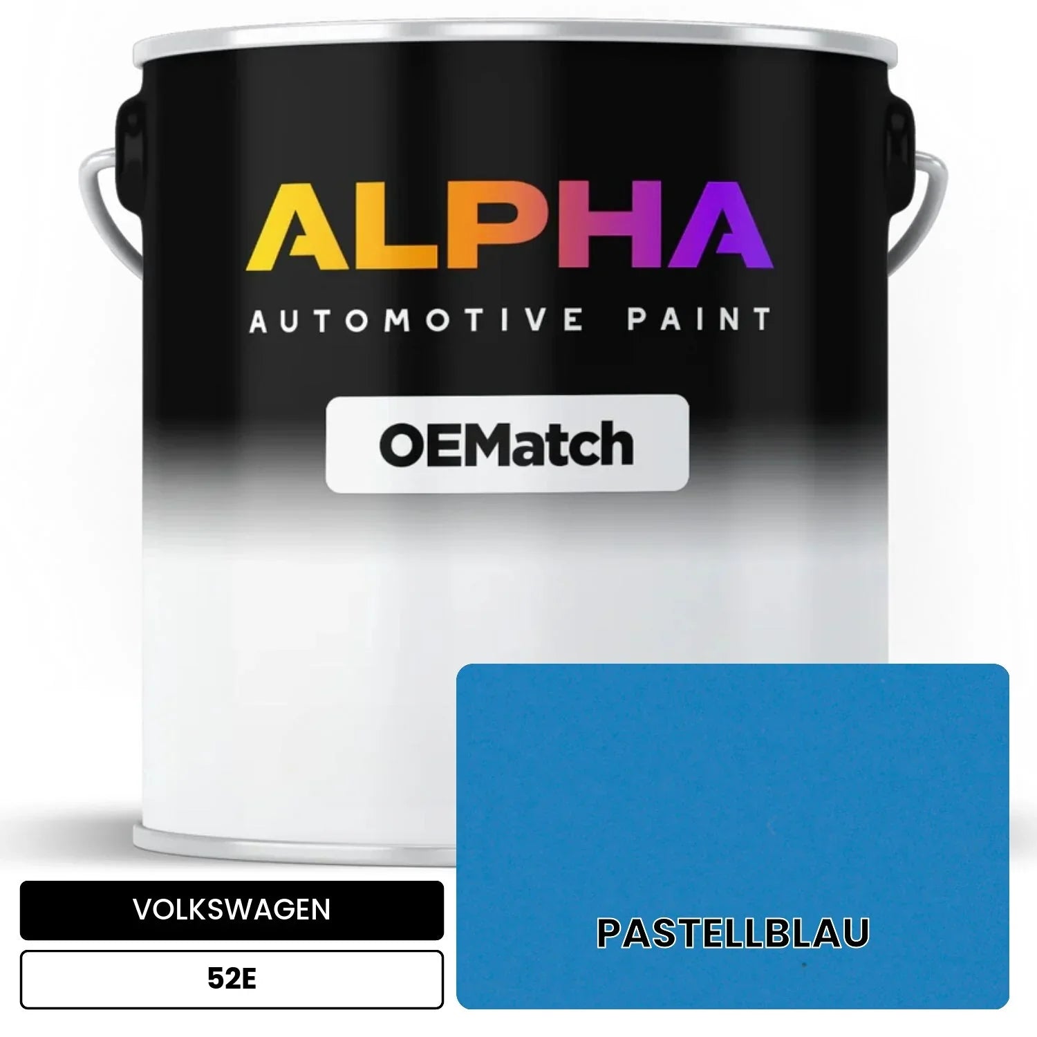 VOLKSWAGEN Pastel Blue 52E OEMatch Basecoat