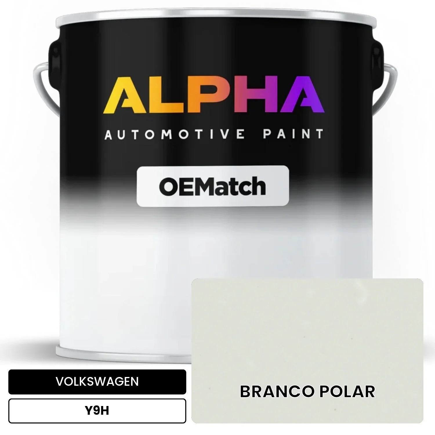 VOLKSWAGEN Polar White Y9H OEMatch Basecoat