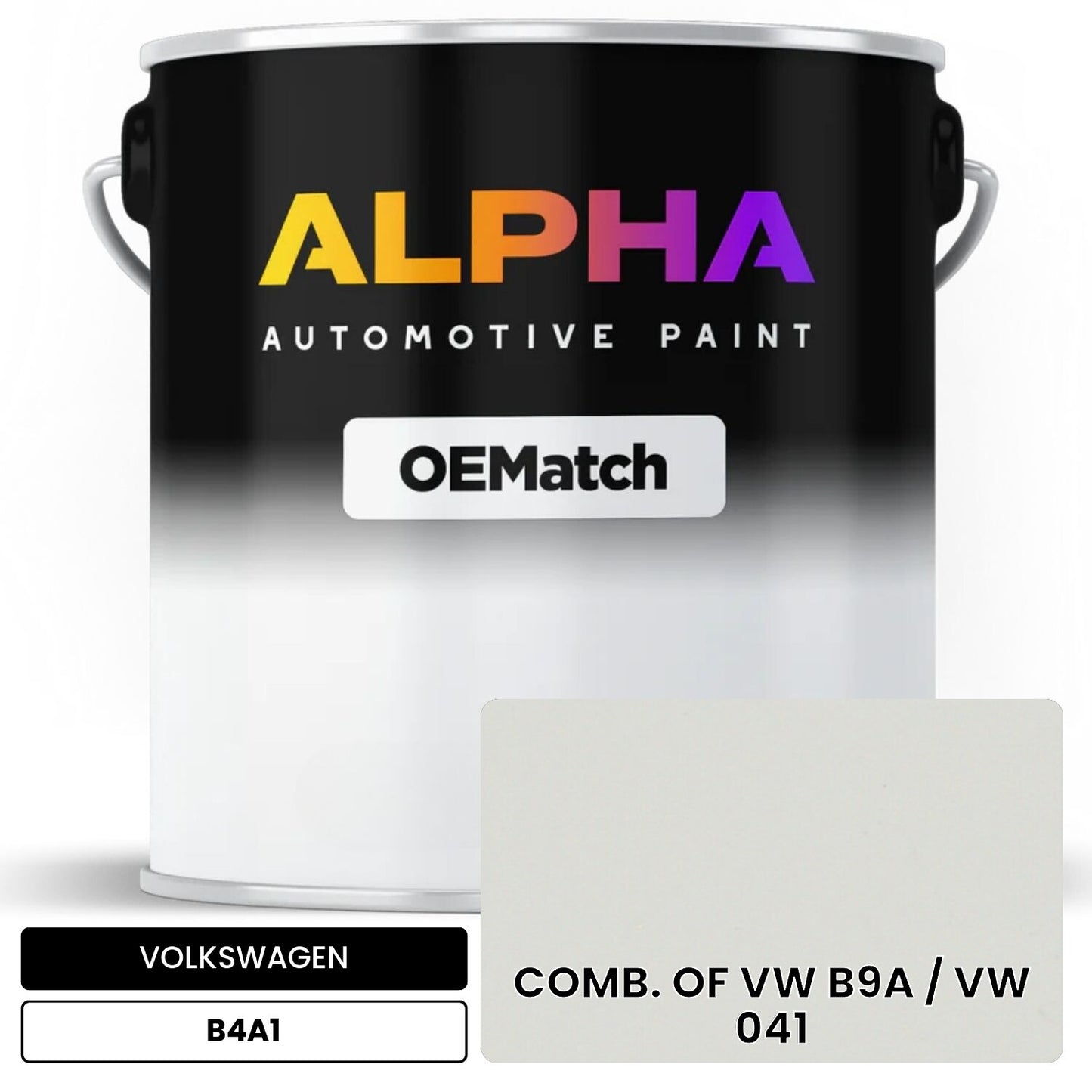 VOLKSWAGEN Pure White B4A1 OEMatch Basecoat