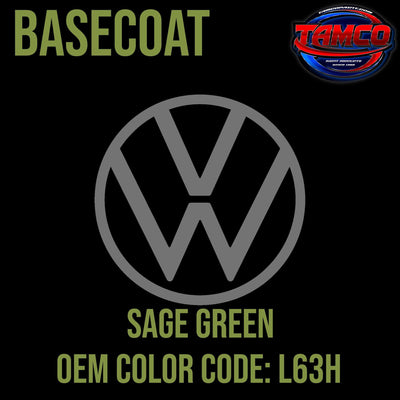 Volkswagen Sage Green | L63H | 1973-1979 | OEM Basecoat - The Spray Source - Tamco Paint Manufacturing