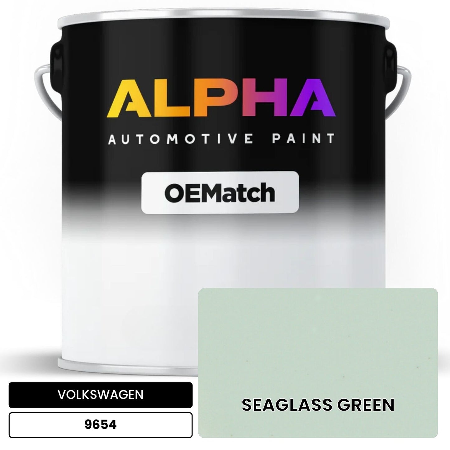 VOLKSWAGEN  9654 OEMatch Basecoat