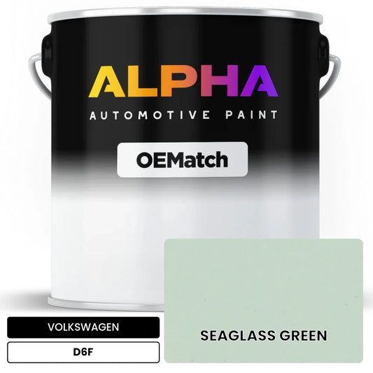 VOLKSWAGEN Seaglass Green D6F OEMatch Basecoat
