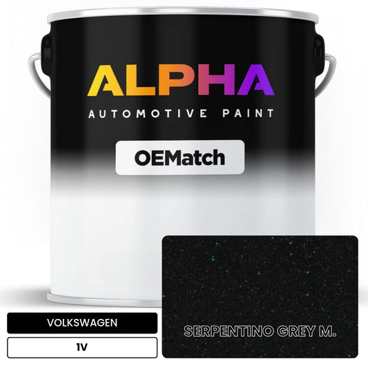 VOLKSWAGEN Serpentino Grey Metallic 1V OEMatch Basecoat