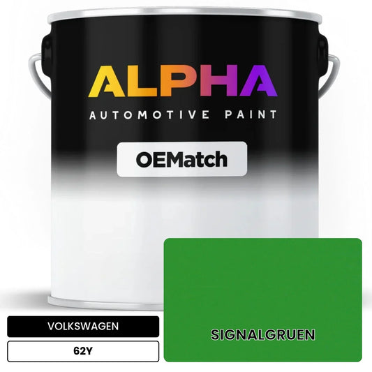 VOLKSWAGEN Signal Green 62Y OEMatch Basecoat