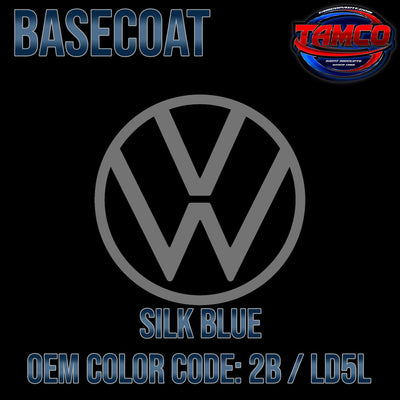 Volkswagen Silk Blue | 2B / LD5L | 2015-2021 | OEM Basecoat - The Spray Source - Tamco Paint Manufacturing
