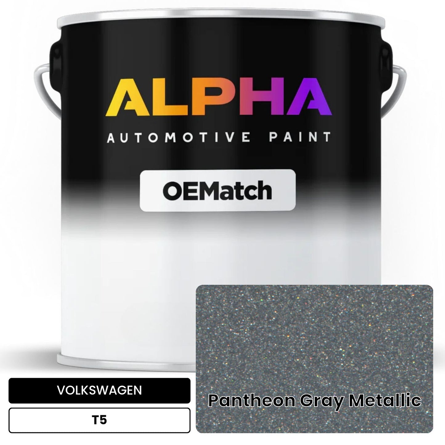 VOLKSWAGEN Pantheon Gray Metallic T5 OEMatch Basecoat