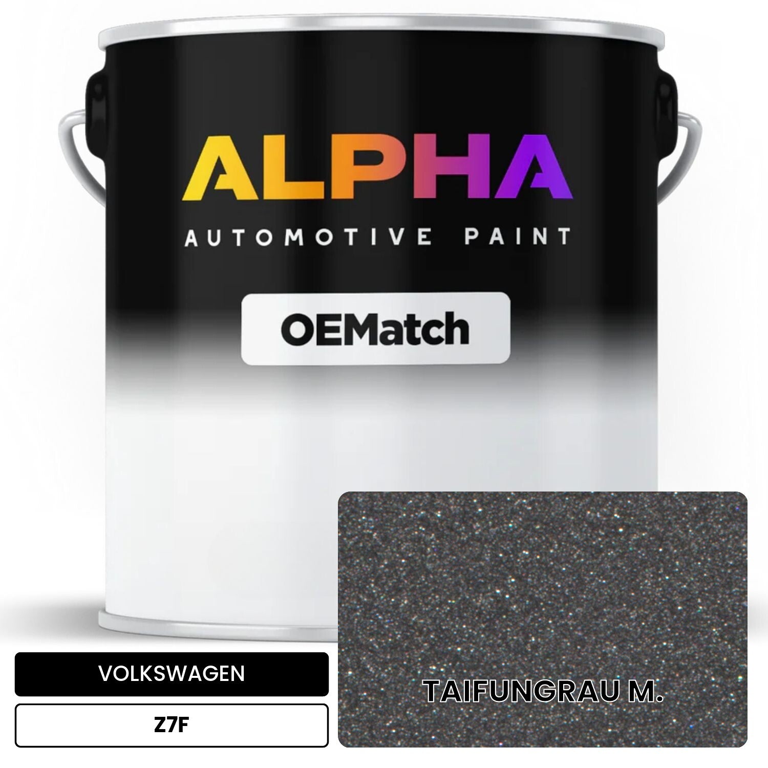 VOLKSWAGEN Taifun Gray Metallic Z7F OEMatch Basecoat