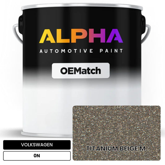 VOLKSWAGEN Titanium Beige Metallic 0N OEMatch Basecoat