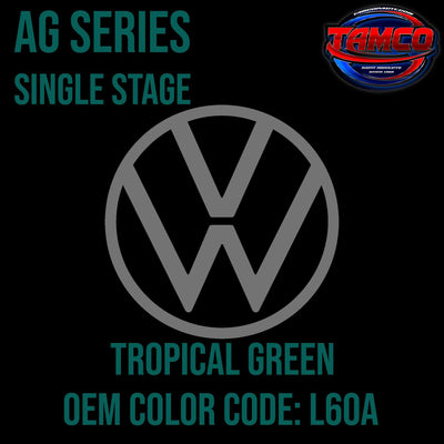 Volkswagen Tropical Green | L60A | 1974 | OEM AG Series Single Stage - The Spray Source - Tamco Paint Manufacturing