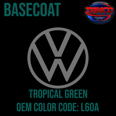 Volkswagen Tropical Green | L60A | 1974 | OEM Basecoat - The Spray Source - Tamco Paint Manufacturing