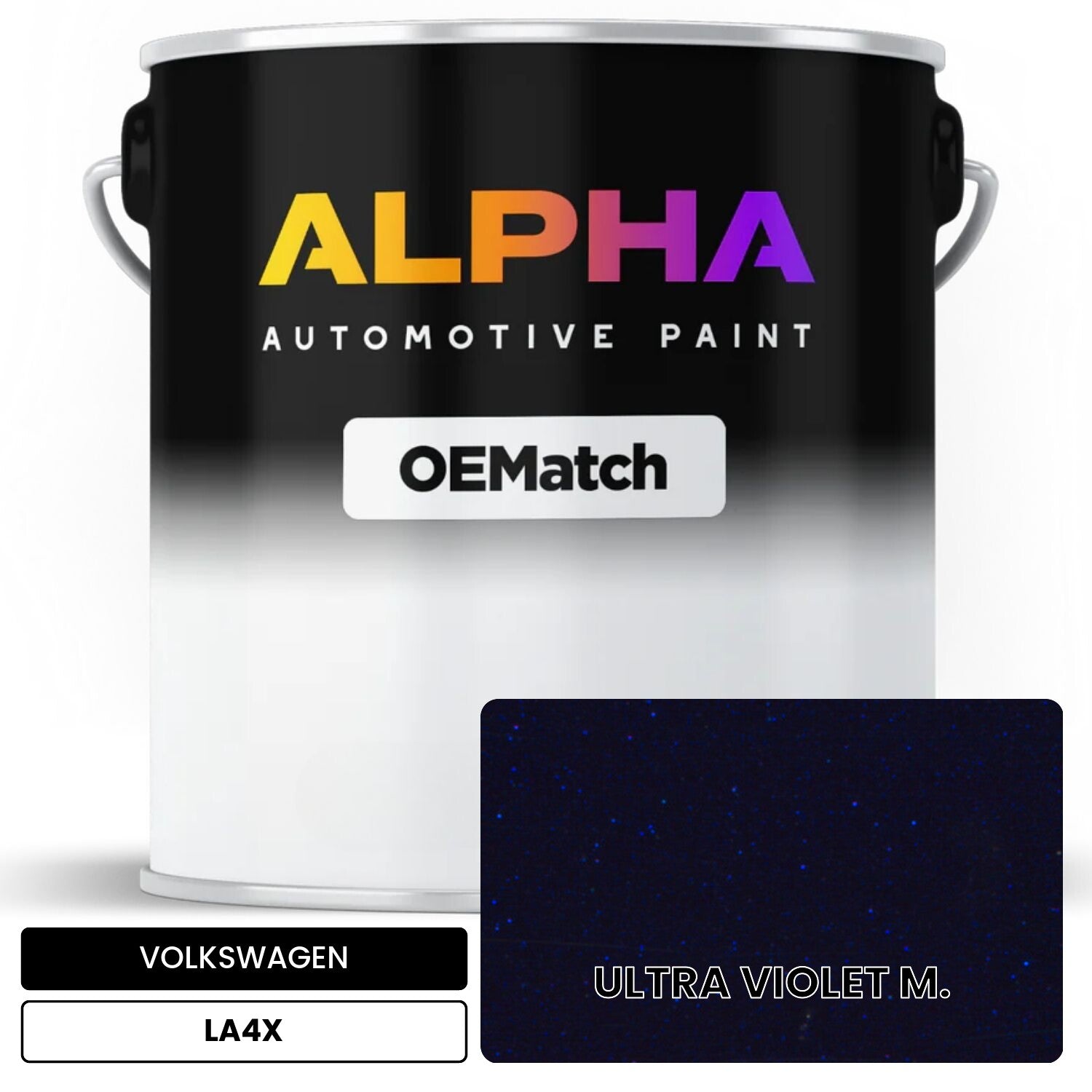 VOLKSWAGEN Ultra Violet Metallic LA4X OEMatch Basecoat