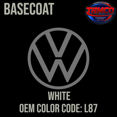 Volkswagen White | L87 | 1950-1969 | OEM Basecoat - The Spray Source - Tamco Paint Manufacturing
