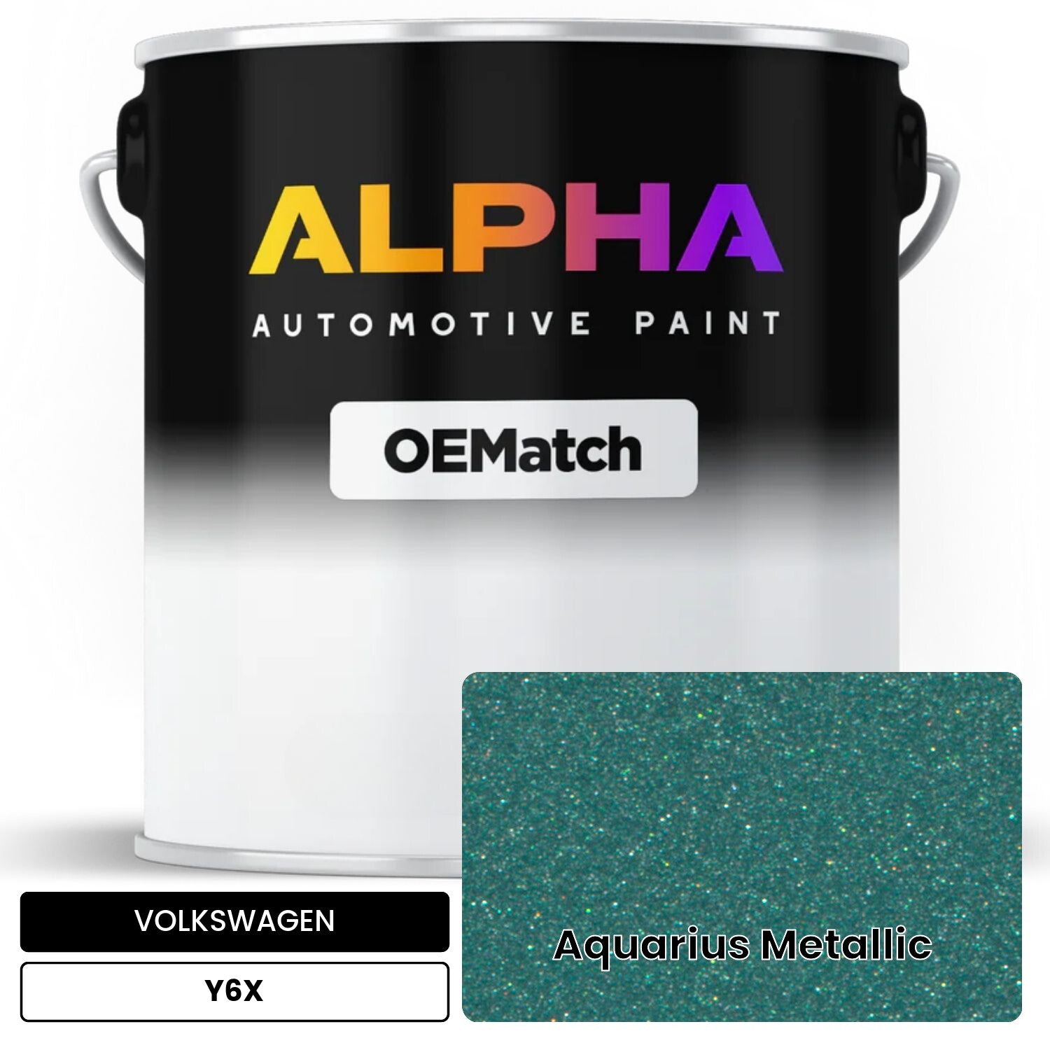 VOLKSWAGEN Aquarius Metallic Y6X OEMatch Basecoat