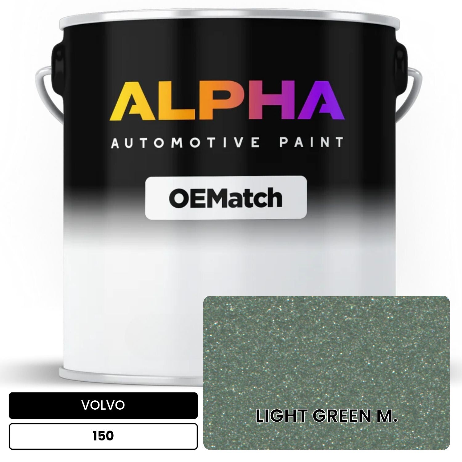 VOLVO LIGHT GREEN M. 150 OEMatch Basecoat