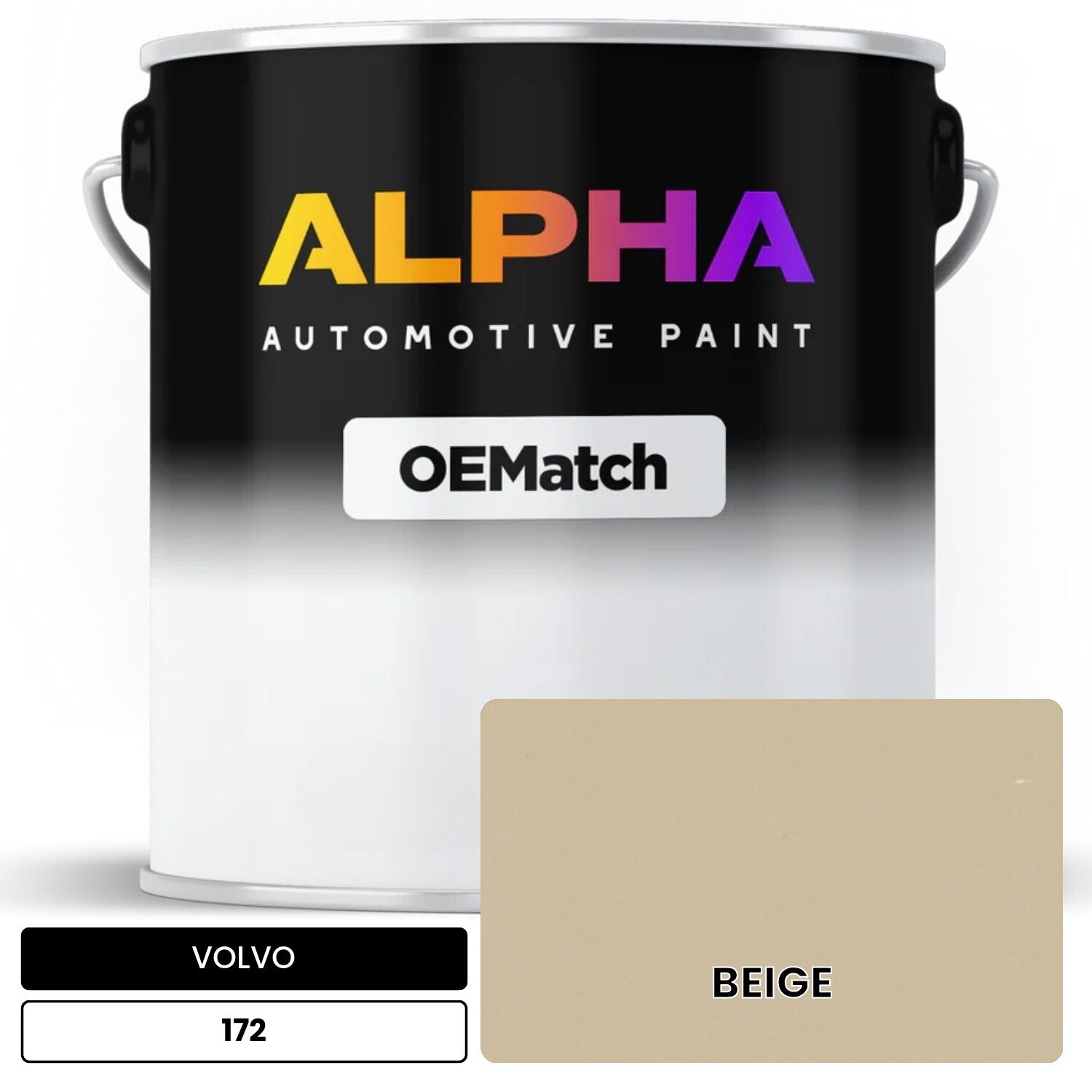 VOLVO BEIGE 172 OEMatch Basecoat