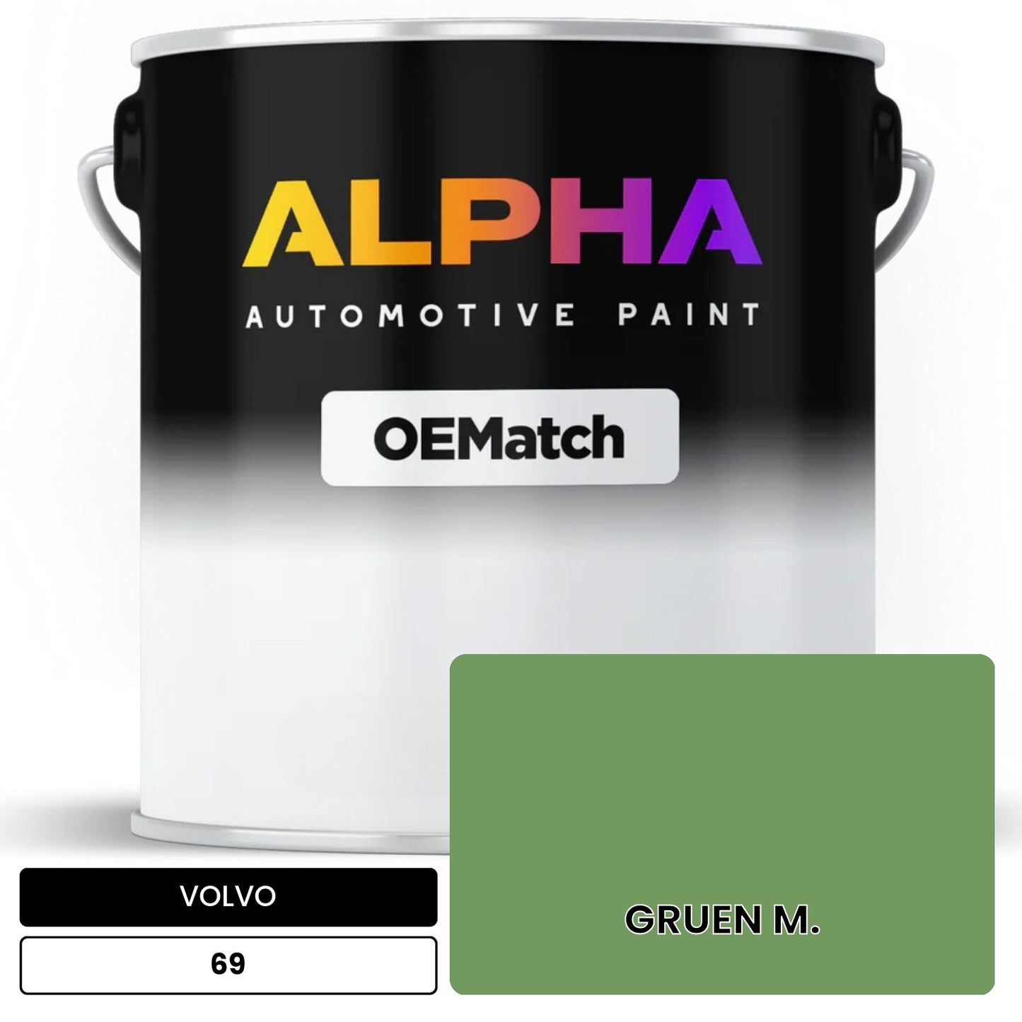 VOLVO GRUEN M. 69 OEMatch Basecoat