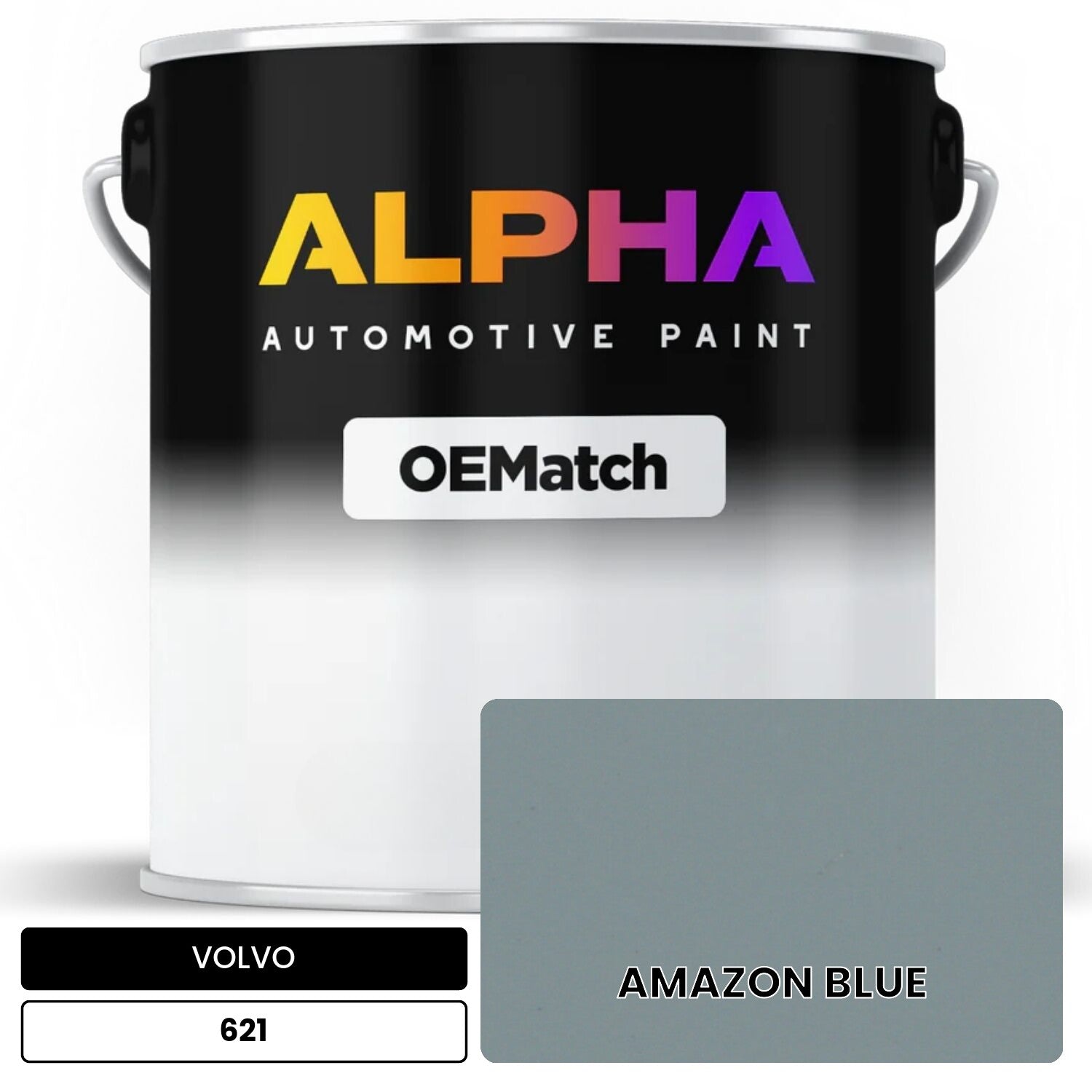 VOLVO AMAZON BLUE 621 OEMatch Basecoat