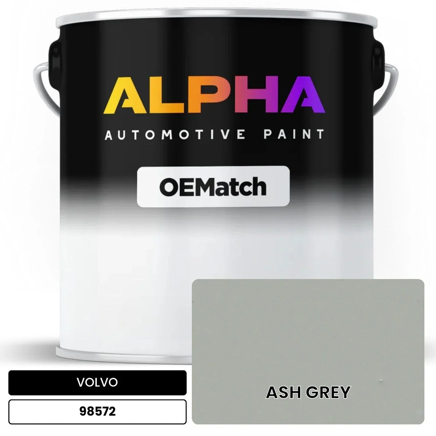 VOLVO ASH GREY 98572 OEMatch Basecoat