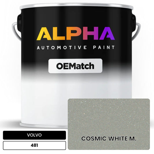 VOLVO COSMIC WHITE M. 481 OEMatch Basecoat