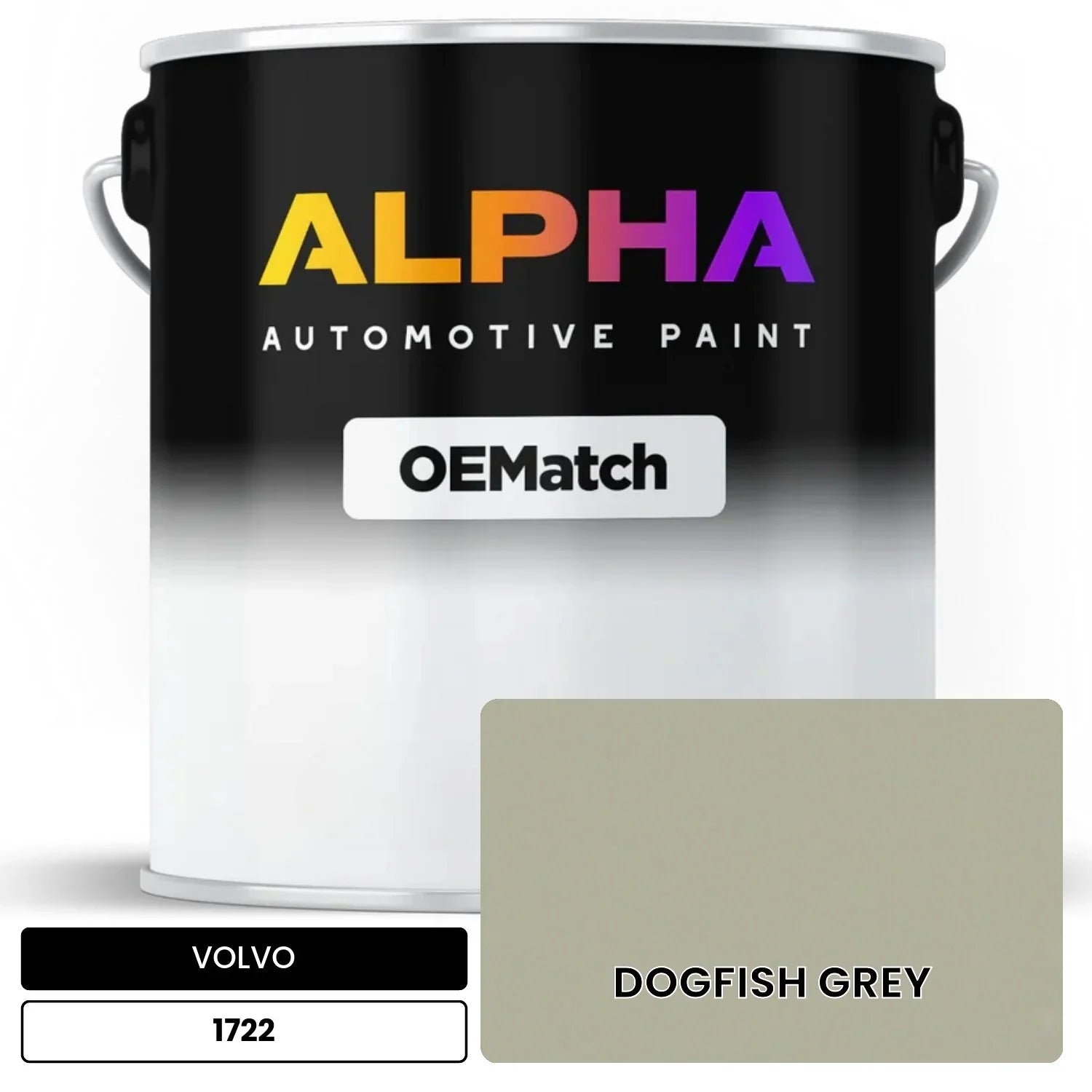 VOLVO DOGFISH GREY 1722 OEMatch Basecoat