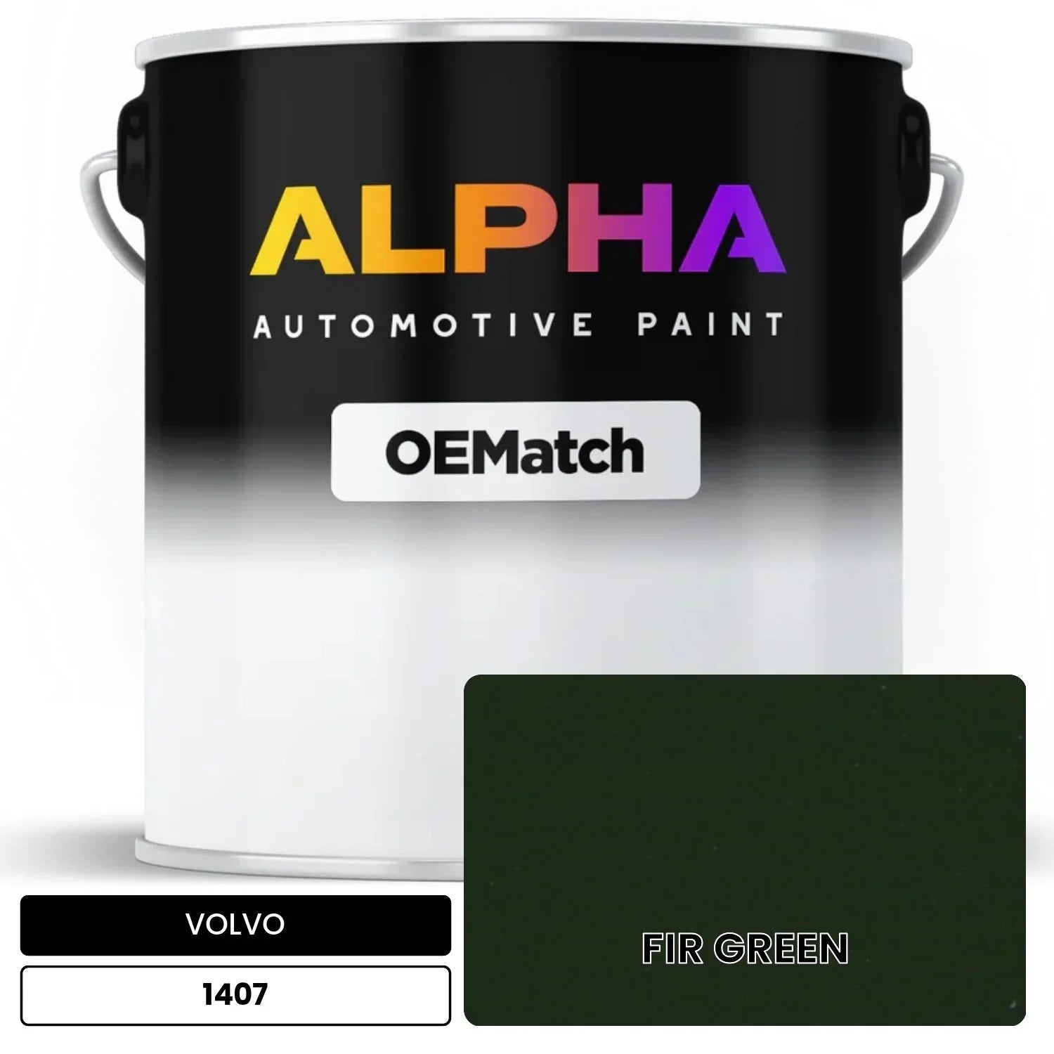 VOLVO FIR GREEN 1407 OEMatch Basecoat