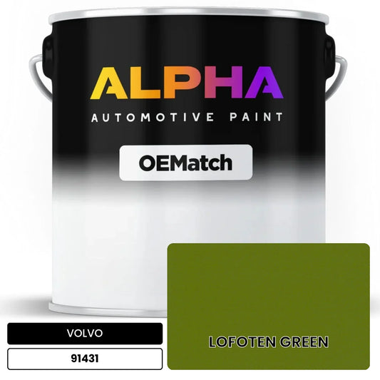 VOLVO LOFOTEN GREEN 91431 OEMatch Basecoat
