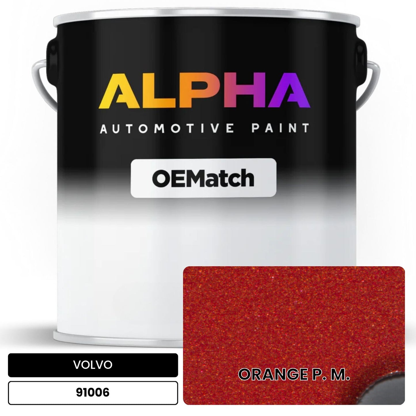 VOLVO ORANGE P. M. 91006 OEMatch Basecoat