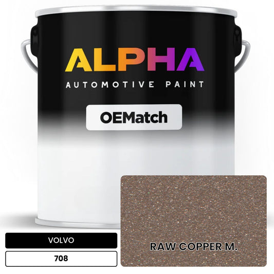 VOLVO RAW COPPER M. 708 OEMatch Basecoat