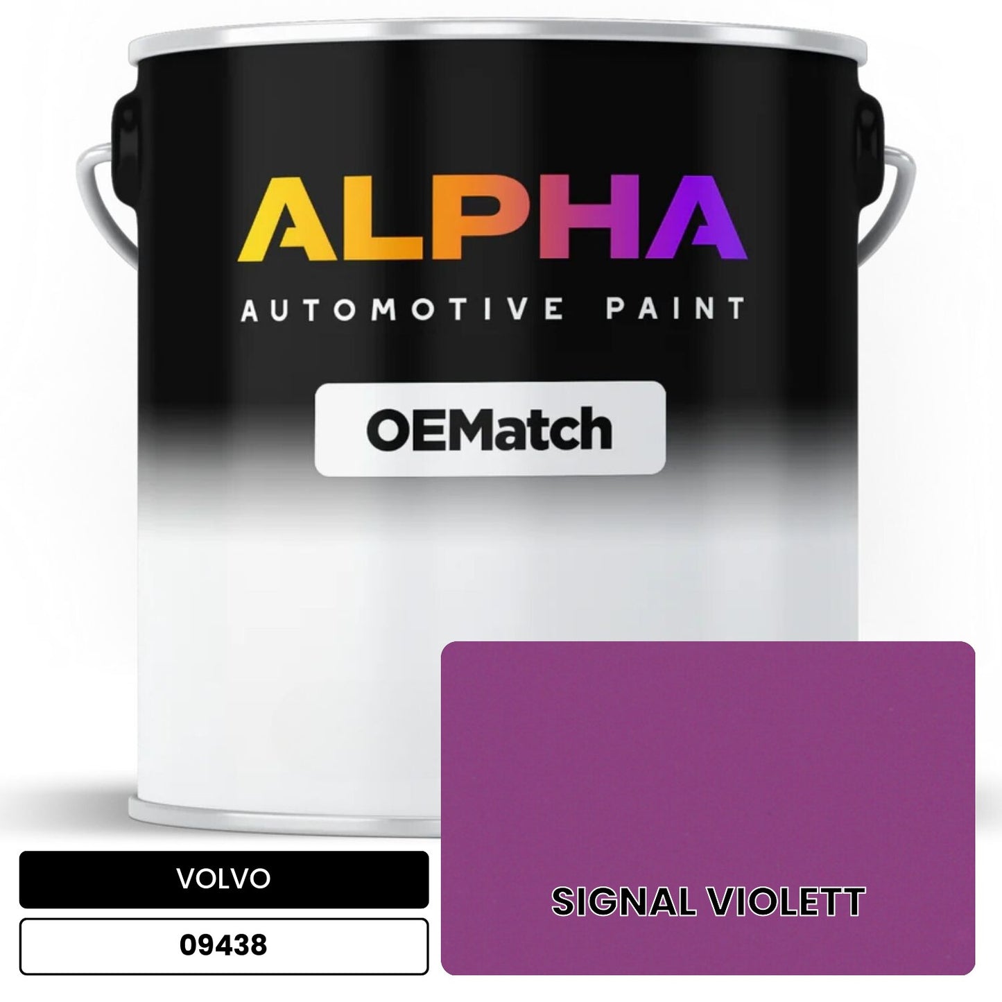 VOLVO SIGNAL VIOLETT 09438 OEMatch Basecoat