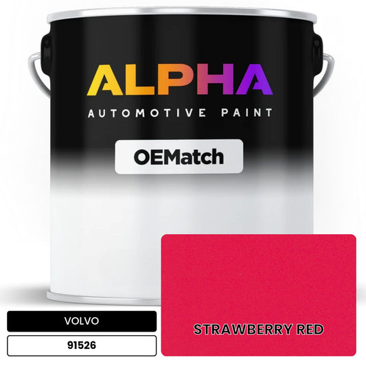 VOLVO STRAWBERRY RED 91526 OEMatch Basecoat