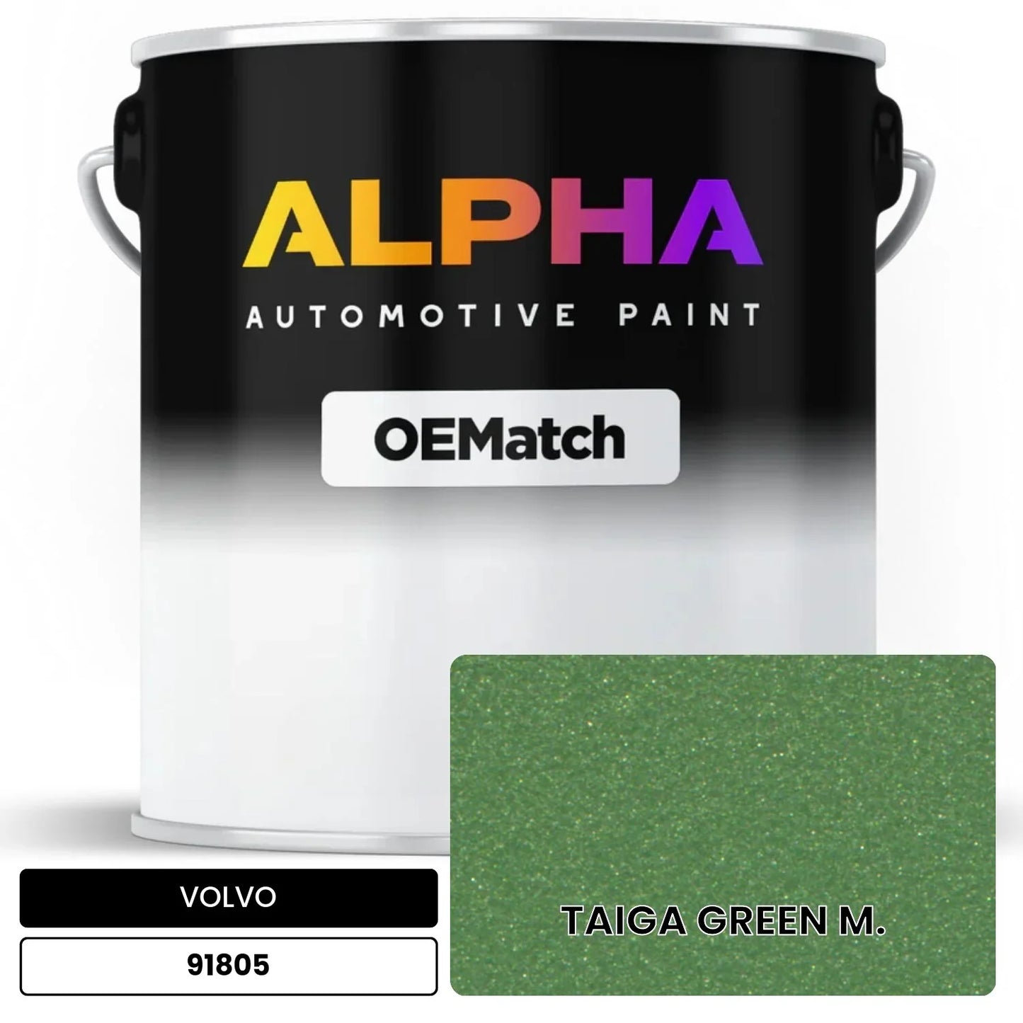VOLVO TAIGA GREEN M. 91805 OEMatch Basecoat
