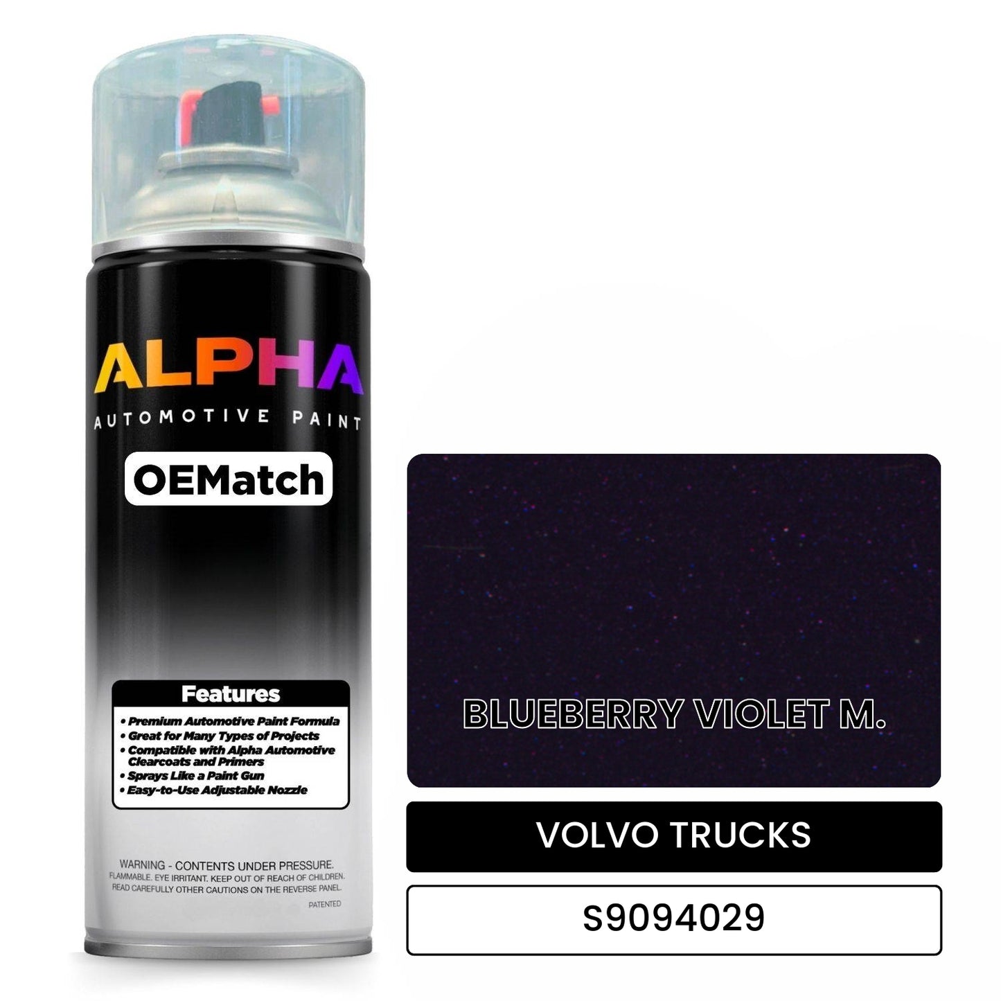 VOLVO TRUCKS BLUEBERRY VIOLET M. S9094029 OEMatch Spraycan
