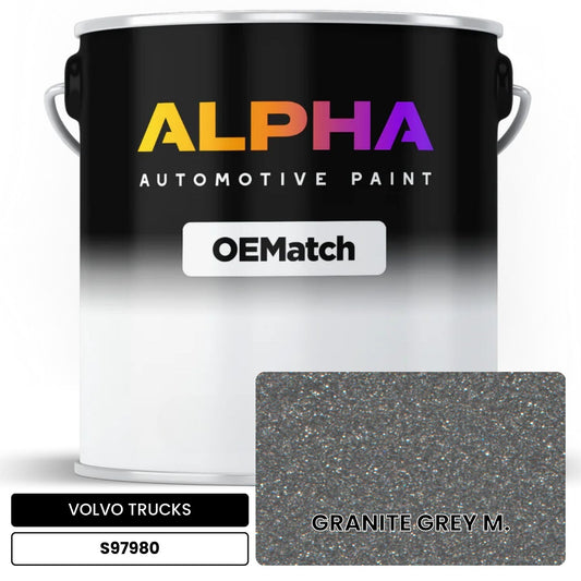 VOLVO TRUCKS GRANITE GREY M. S97980  OEMatch Basecoat