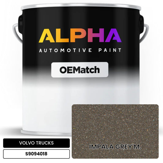 VOLVO TRUCKS IMPALA GREY M. S9094018 OEMatch Basecoat