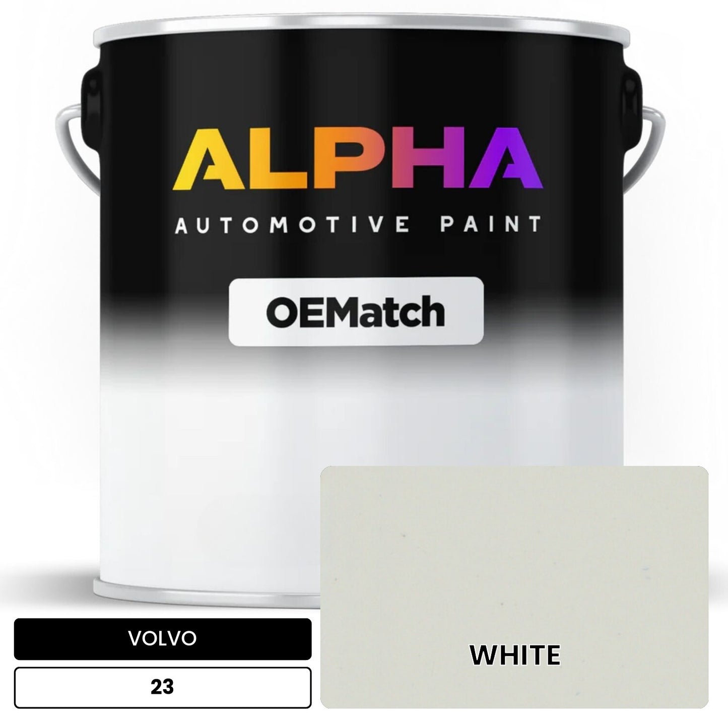 VOLVO WHITE 23 OEMatch Basecoat