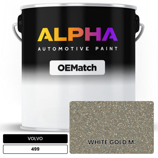 VOLVO WHITE GOLD M. 499 OEMatch Basecoat