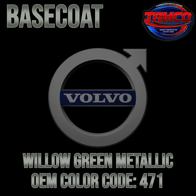Volvo Willow Green Metallic | 471 | 2006-2008 | OEM Basecoat - The Spray Source - Tamco Paint Manufacturing
