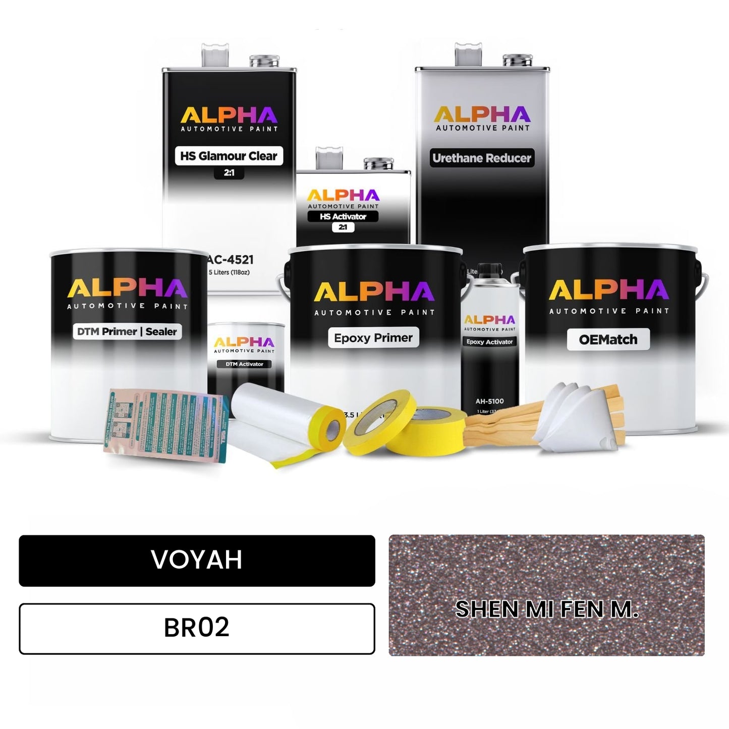 VOYAH SHEN MI FEN M. BR02 OEMatch Vehicle Paint Kit